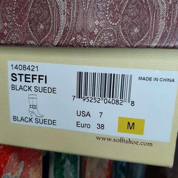 Sofft Steffi Knee-high Suede Boots, 7 - Picture 2 of 15